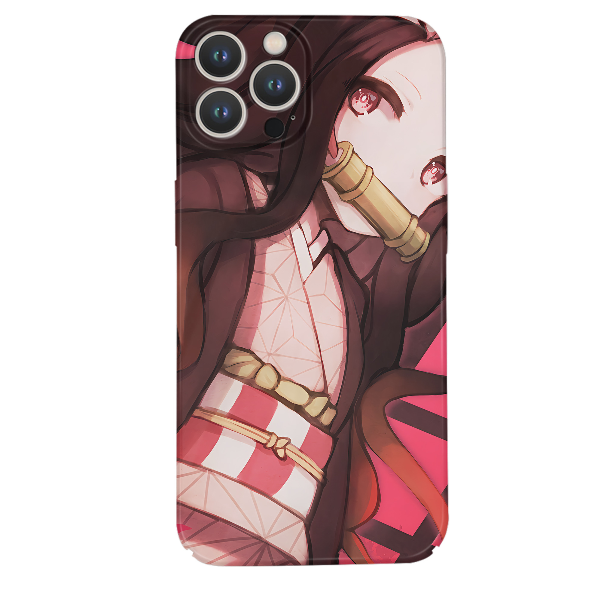 （画像用） 鬼滅の刃（きめつのやいば）竈門 禰󠄀豆子／かまど ねずこ Kamado Nezuko 【iPhone 14シリーズ対応】ハードケース